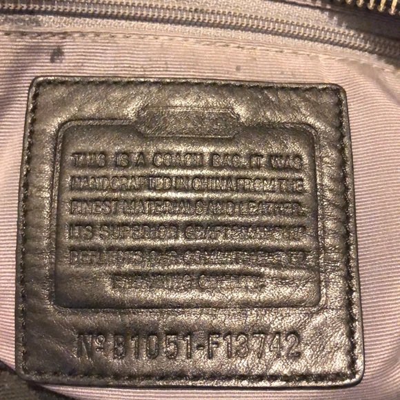 Black Coach Purse - Picture 6 of 8